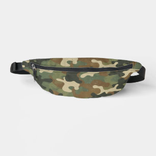 Rustikales Militär-Tarnmuster Bauchtasche