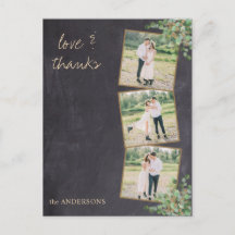 Rustikales modernes Chalkboard Foto Hochzeit Viele