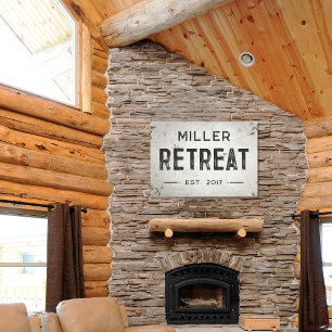 Rustikales modernes Industriehaus Leinwanddruck