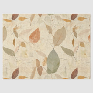 Rustikales naturinspiriertes Blatt - Botanische Ku Seidenpapier