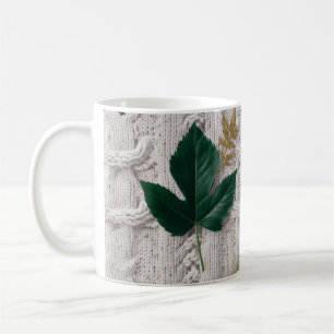 Rustikales nordisches Strickmuster Produkt: Klassi Kaffeetasse