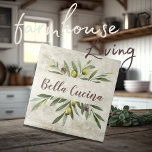 Rustikales Olivenöl und Zweige Bella Cucina Brown Fliese<br><div class="desc">Bella Cucina Rustikales Olivenbäumen mit Filialen und Blätter. Braune Schrift. Mix & match mit anderen Fliesen in diesem gleichen koordinierenden Thema,  um Ihren perfekten Look zu schaffen. 100% Kundenzufriedenheit mit "Zazzle" jeden Tag.</div>