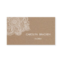 Rustikales Packpapier-Paisley-Gekritzel Browns
