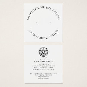 Rustikales pagan Wiccan Pentagramm Juwelier Ohrrin