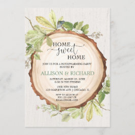 Rustikales Party Einladung