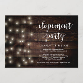 Rustikales Party für Bauernsteine, Hochzeitsfeiern Einladung