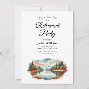 Rustikales Party für die Ruhestätte der Wälder am  Einladung