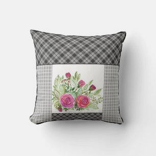 Rustikales Patchwork Kissen