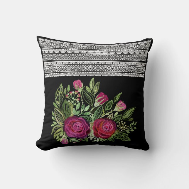 Rustikales Patchwork, Patchwork Kissen (Vorderseite)