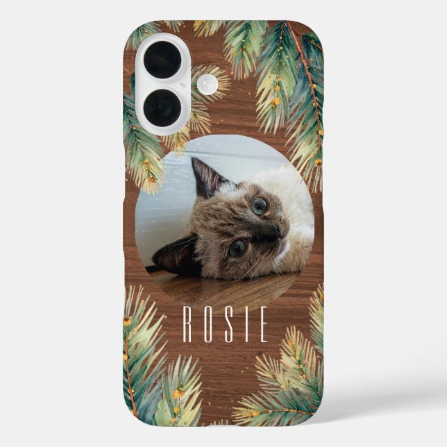 Rustikales Pinienholz Case-Mate iPhone Hülle (Rückseite)