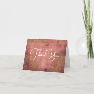 Rustikales Pink & Burlap Vintag Danke 1