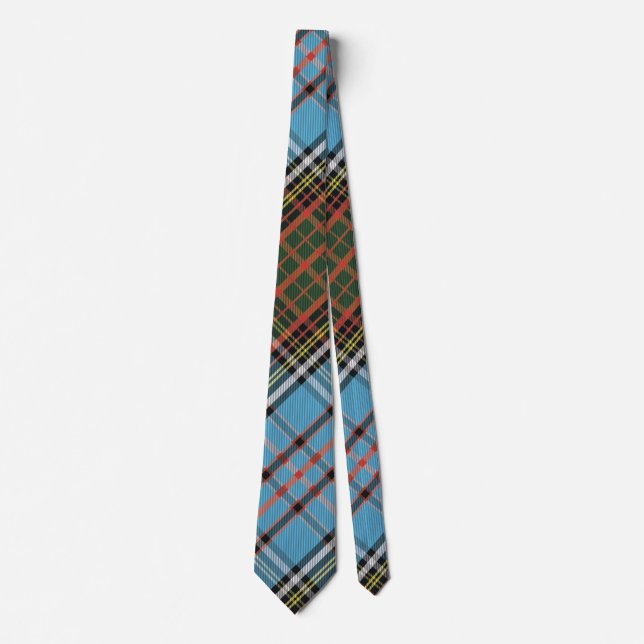 Rustikales Plaid Anderson Klassischer Tartan Krawatte (Vorderseite)