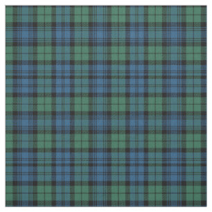 Rustikales Plaid Campbell Tartan Stoff