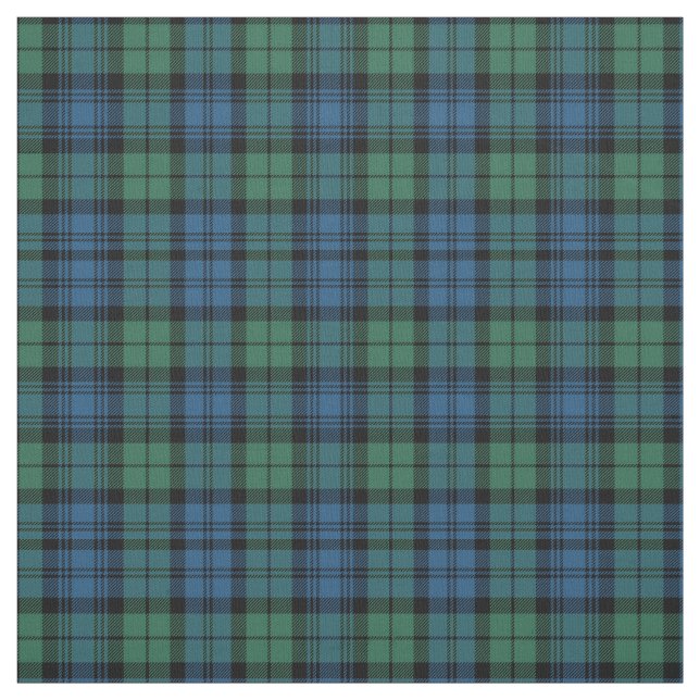 Rustikales Plaid Campbell Tartan Stoff (Muster)