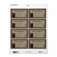 Rustikales primitives Rotes Salzwasser Willow Tree