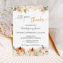 Rustikales Pumpkin Erntedank Dinner