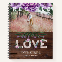 Rustikales Rezept Buch Heirloom Hochzeit Foto Gesc