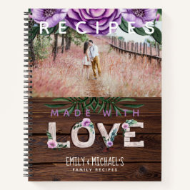 Rustikales Rezept Buch Heirloom Hochzeit Foto Gesc