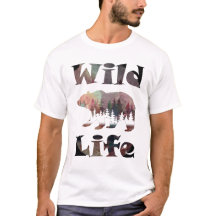 Rustikales Roaming Bären Wasserfarbe Wildnis