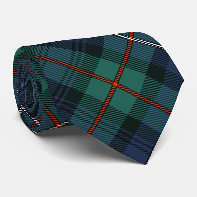 Rustikales Robertson-Karo-Tartan Krawatte (Gerollt)