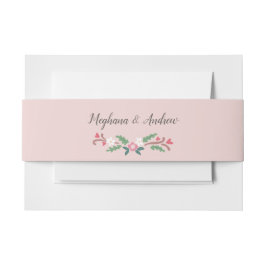 Rustikales romantisches Blumenessen Einladungsbanderole