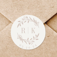 Rustikales rosa Botanisches Kraut