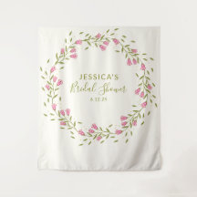 Rustikales Rosa Garden Blume Custom Brautparty