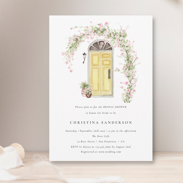 Rustikales Rosengarten Brautparty Einladung (Von Creator hochgeladen)