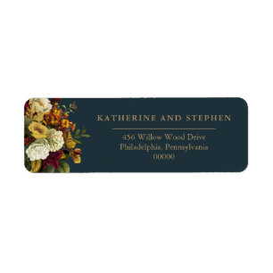 Rustikales Rot Orange Floral Bouquet Wedding Lab