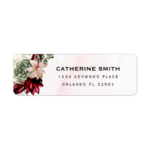 Rustikales Rotes Elegantes Blumenladen