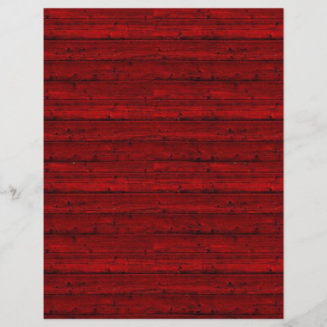 Rustikales rotes Holzboardpapier (Vorderseite)
