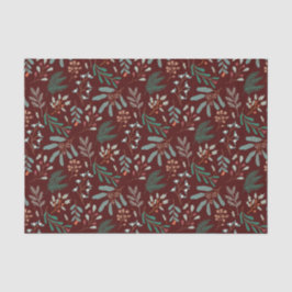 Rustikales Rotlichtfolienmuster Seidenpapier