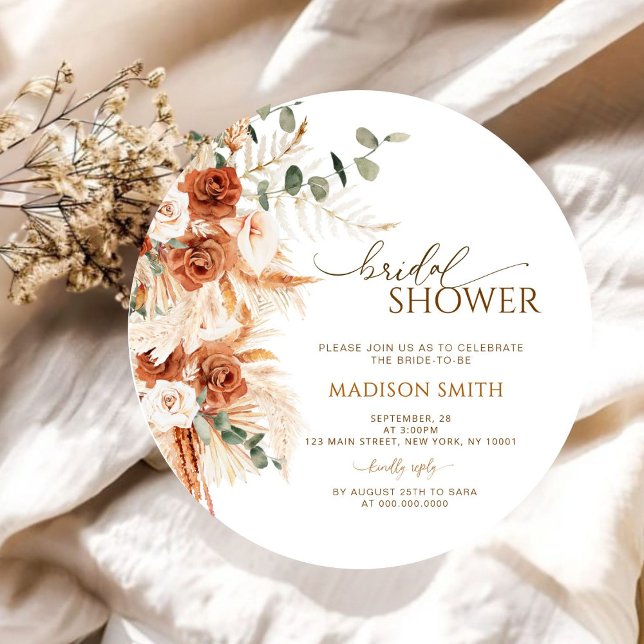 Rustikales Rundholz-Brautparty Einladung (Von Creator hochgeladen)