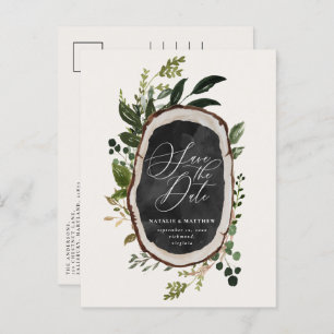 Rustikales Scheunenbauernhaus Herbst Elegante Hoch Ankündigungspostkarte