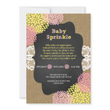 Rustikales schickes Mädchenbaby