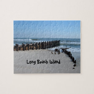 Rustikales Schott am Strand Puzzle