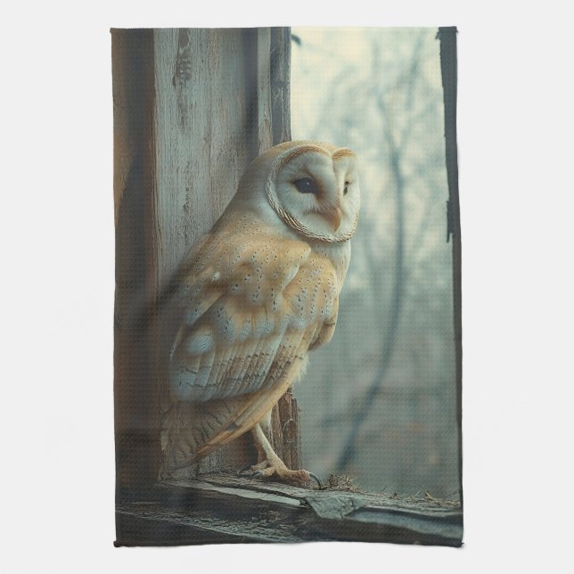 Rustikales Schüssel in der Fensterkunst Geschirrtuch (Vertikal)