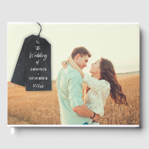 Rustikales Scrapbook Custom Foto Wedding Gästebuch