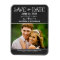 Rustikales Script Chalkboard Hochzeit Black Foto