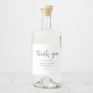 Rustikales Script Weinflaschen-Etikett Alkoholflaschenetikett