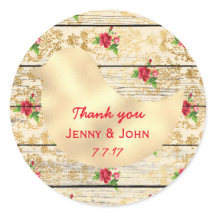 Rustikales Shabby Chic Hochzeit Danke, Blumenholz