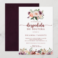 Rustikales Sommfloral Spanisches Brautparty