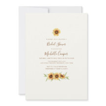 Rustikales Sonnenblumen-Brautparty