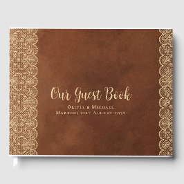 Rustikales Spitzenkonzert mit eigenem Markenauftri Gästebuch