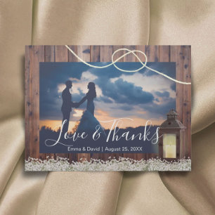 Rustikales Stall Lantern Kopplung des Knoten Foto  Postkarte