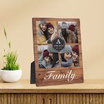 Rustikales Stallholz 4 Bilder Familie FotoCollage Fotoplatte<br><div class="desc">Laden Sie Ihre Lieblings-Fotos hoch,  um Ihr eigenes personalisiertes Keepake-Foto-Geschenk zu machen.</div>