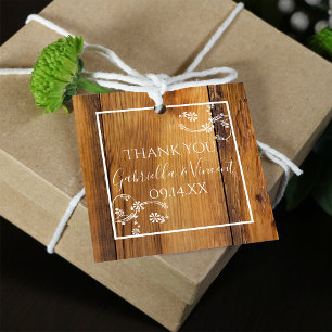Rustikales Stallholz Geschenkanhänger