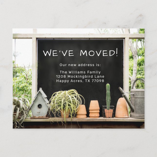 Rustikales Stallputz, wie wir uns bewegt haben Postkarte (Vorderseite)