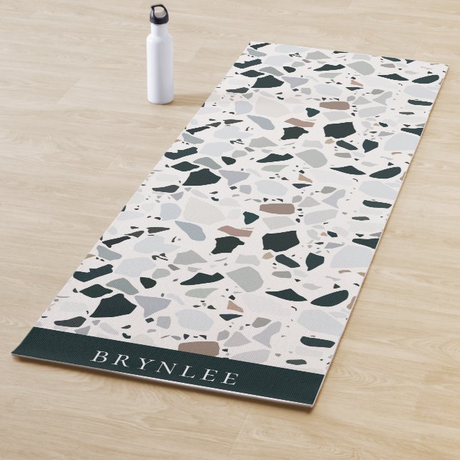 Rustikales Steinmuster Yogamatte (Beispiel)