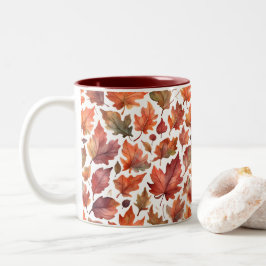 Rustikales Strahlungsmuster-Design Zweifarbige Tasse